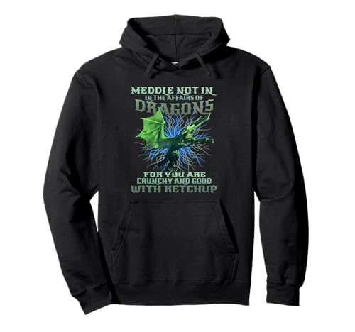 Meddle Not In The Affairs of Dragons Funny Kids Dragon Pullover Hoodie Meddle Not In The Affairs of Dragons Funny Kids Dragon Pullover Hoodie von Funny Dragon Quote Teen Girls Boys Kids Dragon Tee