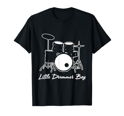 Little Drummer Boy Lustiger Schlagzeuger Schlagzeug Musikliebhaber T-Shirt Little Drummer Boy Lustiger Schlagzeuger Schlagzeug Musikliebhaber T-Shirt von Funny Drummer Drum Teacher Music Lover Drum Set
