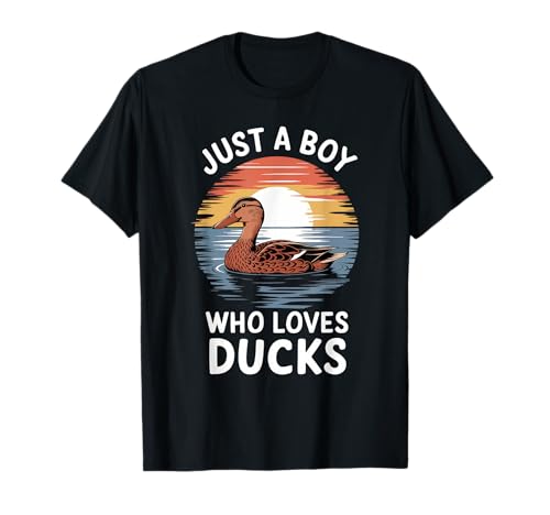 Nur EIN Junge, der Enten liebt, Vogelfan, Jungen, Enten T-Shirt von Funny Duck Lover Clothing
