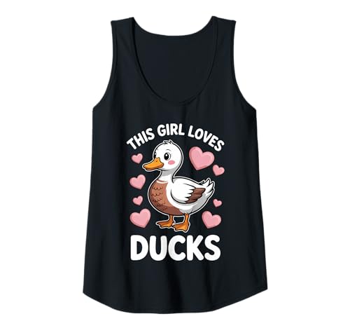 Damen Enten Mädchen Lustige Ente Tank Top Damen Enten Mädchen Lustige Ente Tank Top von Funny Ducks Cute Ducks Girl Design