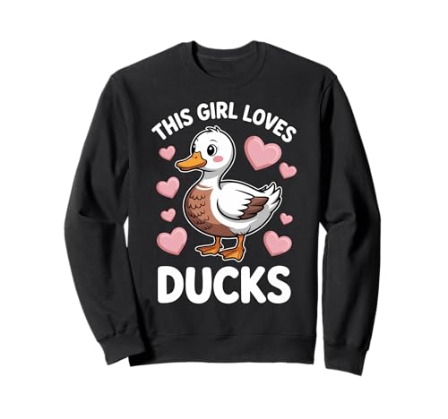 Enten Mädchen Lustige Ente Sweatshirt von Funny Ducks Cute Ducks Girl Design