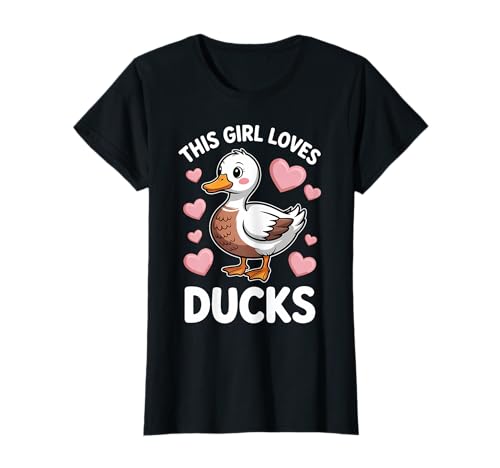 Enten Mädchen Lustige Ente T-Shirt von Funny Ducks Cute Ducks Girl Design