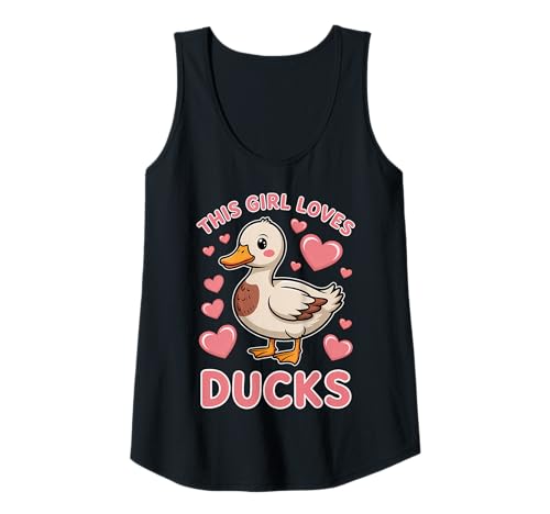 Damen Enten Mädchen Lustige Ente Tank Top von Funny Ducks Cute Ducks Girl Designs