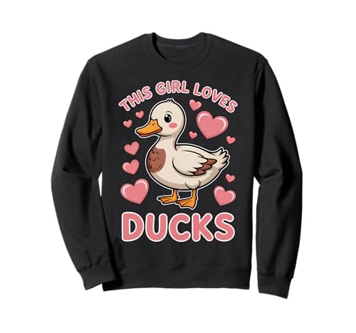 Enten Mädchen Lustige Ente Sweatshirt von Funny Ducks Cute Ducks Girl Designs