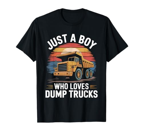 Just A Boy Who Loves Muldenkipper Driver Vintage Muldenkipper T-Shirt Just A Boy Who Loves Muldenkipper Driver Vintage Muldenkipper T-Shirt von Funny Dump Truck Apparel for Men Women