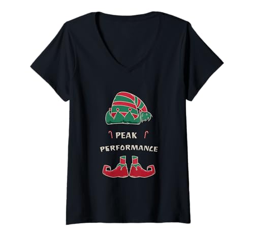 Damen Peak Performance Niedliche lustige Zwergelfen Designs Geschenk T-Shirt mit V-Ausschnitt Damen Peak Performance Niedliche lustige Zwergelfen Designs Geschenk T-Shirt mit V-Ausschnitt von Funny Dwarf Elves Designs Shirt Merch & Co.