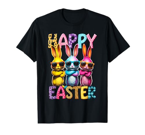 Lustiger Osterhase coole Hasen Frohe Ostern Kinder Männer Frauen T-Shirt von Funny Easter Bunny Kids 2025 for Kids and Family