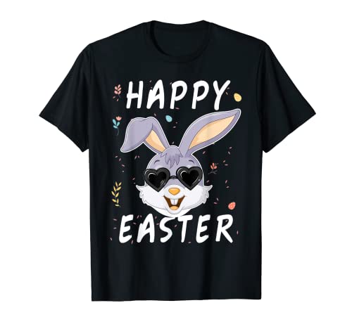 Lustige Happy Easter Bunny Kinder Jungen Mädchen Kaninchen Sonnenbrille T-Shirt Lustige Happy Easter Bunny Kinder Jungen Mädchen Kaninchen Sonnenbrille T-Shirt von Funny Easter Day Apparel Co.