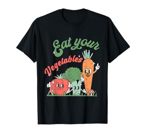 Eat Your Veggies Farmers Retro Market Gemüse Kleinkind Kinder T-Shirt Eat Your Veggies Farmers Retro Market Gemüse Kleinkind Kinder T-Shirt von Funny Eat Your Veggies Retro Graphic Themed