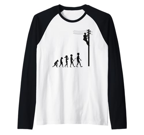 Lustiges Elektriker Lineman Ingenieur Design für Männer Frauen Raglan Lustiges Elektriker Lineman Ingenieur Design für Männer Frauen Raglan von Funny Electrician Gift Lineman Apparel
