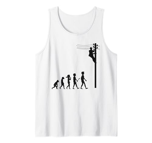 Lustiges Elektriker Lineman Ingenieur Design für Männer Frauen Tank Top Lustiges Elektriker Lineman Ingenieur Design für Männer Frauen Tank Top von Funny Electrician Gift Lineman Apparel