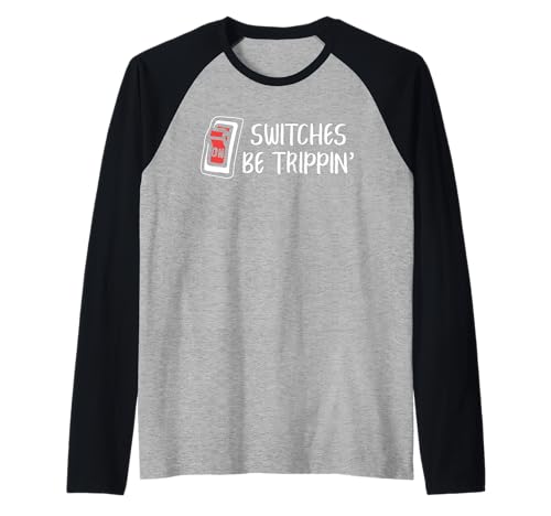 Lustige Elektriker Männer Frauen Elektrische Schalter Liebhaber Raglan von Funny Electrician Gifts For Men