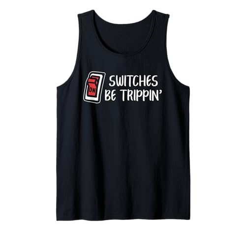 Lustige Elektriker Männer Frauen Elektrische Schalter Liebhaber Tank Top von Funny Electrician Gifts For Men