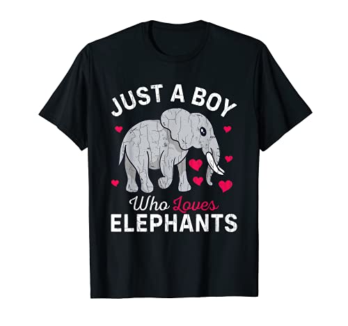 Lustige, niedliche Herren-Grafik mit Aufschrift "Just A Boy Who Loves Elephants" T-Shirt Lustige, niedliche Herren-Grafik mit Aufschrift "Just A Boy Who Loves Elephants" T-Shirt von Funny Elephant Lover Graphic & More