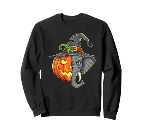Elefant Kürbis Jack O Laterne Halloween Kinder Herren Damen Sweatshirt Elefant Kürbis Jack O Laterne Halloween Kinder Herren Damen Sweatshirt von Funny Elephant Lovers Halloween Pumpkin Outfits