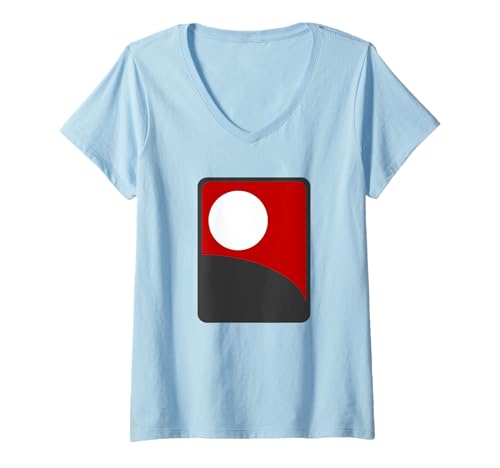 Damen Emoticon Flower Spielkarten Deck of Cards T-Shirt mit V-Ausschnitt Damen Emoticon Flower Spielkarten Deck of Cards T-Shirt mit V-Ausschnitt von Funny Emoticon Apparel