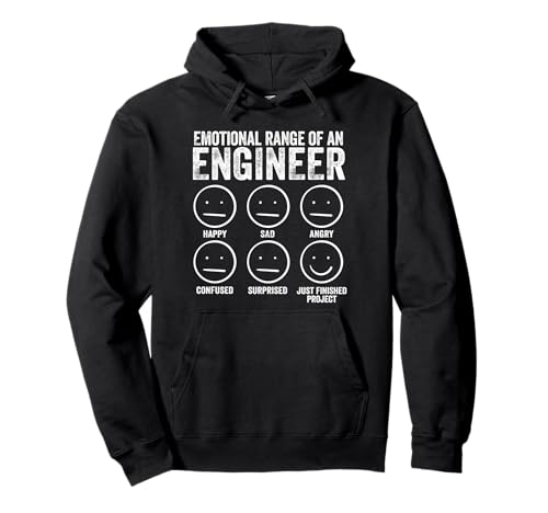 Emotionale Reichweite eines Ingenieurs Lustige Ingenieure Männer Frauen Pullover Hoodie Emotionale Reichweite eines Ingenieurs Lustige Ingenieure Männer Frauen Pullover Hoodie von Funny Engineering Emotional Range Of An Engineer