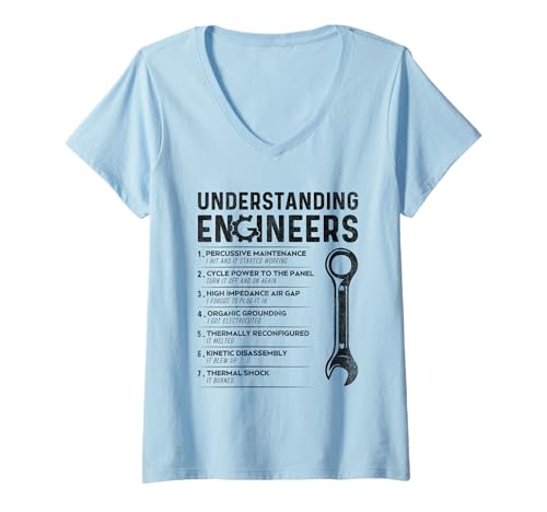 Damen Ingenieure verstehen - Lustiges Engineering T-Shirt mit V-Ausschnitt Damen Ingenieure verstehen - Lustiges Engineering T-Shirt mit V-Ausschnitt von Funny Engineering Sayings For Engineers