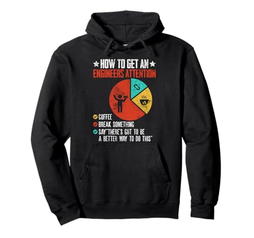Wie Man die Aufmerksamkeit eines Ingenieurs Lustige Technik erhält Pullover Hoodie Wie Man die Aufmerksamkeit eines Ingenieurs Lustige Technik erhält Pullover Hoodie von Funny Engineering Tees