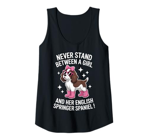 Damen Englischer Springer Spaniel Girl Lustiger englischer Springer Spaniel Tank Top Damen Englischer Springer Spaniel Girl Lustiger englischer Springer Spaniel Tank Top von Funny English Springer Spaniel Girl Design