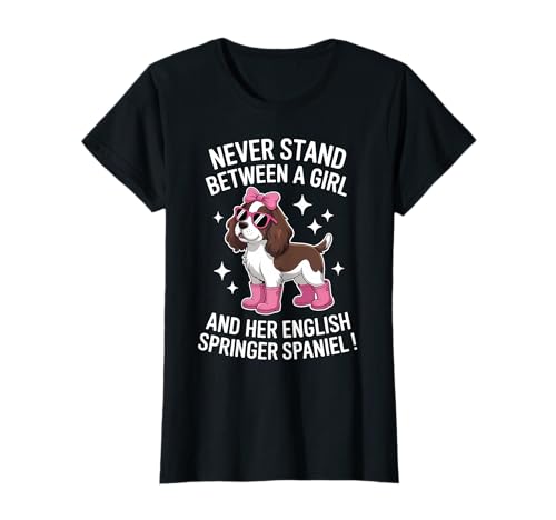 Englischer Springer Spaniel Girl Lustiger englischer Springer Spaniel T-Shirt Englischer Springer Spaniel Girl Lustiger englischer Springer Spaniel T-Shirt von Funny English Springer Spaniel Girl Design
