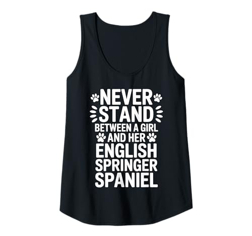 Damen Englischer Springer Spaniel Girl Lustiger englischer Springer Spaniel Tank Top Damen Englischer Springer Spaniel Girl Lustiger englischer Springer Spaniel Tank Top von Funny English Springer Spaniel Girl Designs