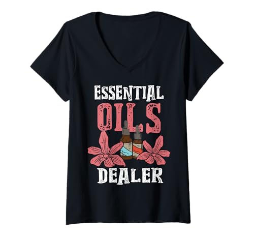 Damen Ätherische Öle Händler Lustiges ätherisches Öl T-Shirt mit V-Ausschnitt Damen Ätherische Öle Händler Lustiges ätherisches Öl T-Shirt mit V-Ausschnitt von Funny Essential Oil Lover Quotes