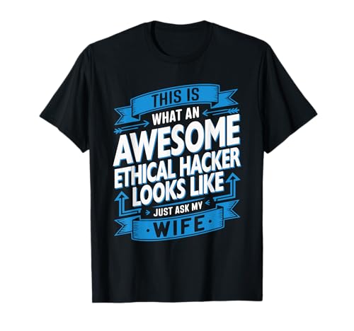 Lustiger ethischer Hacker Ehemann Ehefrau Männer T-Shirt Lustiger ethischer Hacker Ehemann Ehefrau Männer T-Shirt von Funny Ethical Hacker Husband Gifts