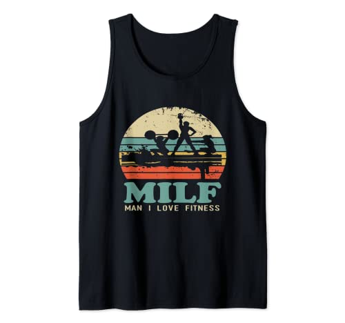 MILF Man I Love Fitness - Lustiges Retro-Vintage-Workout Tank Top MILF Man I Love Fitness - Lustiges Retro-Vintage-Workout Tank Top von Funny Exercising T shirts