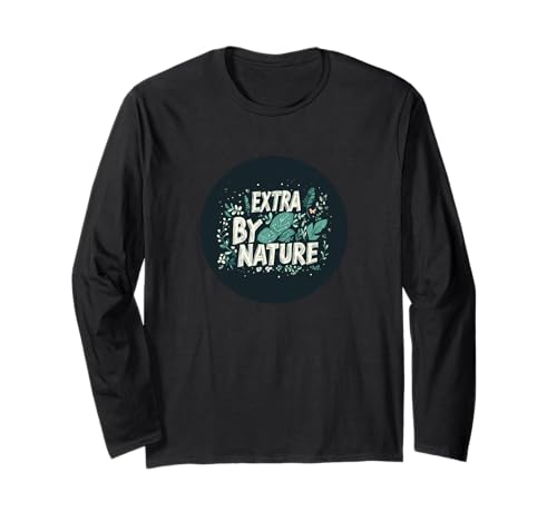 Pretty Extra by Nature Kostüm für Erwachsene und Kinder Langarmshirt von Funny Extra Outfit