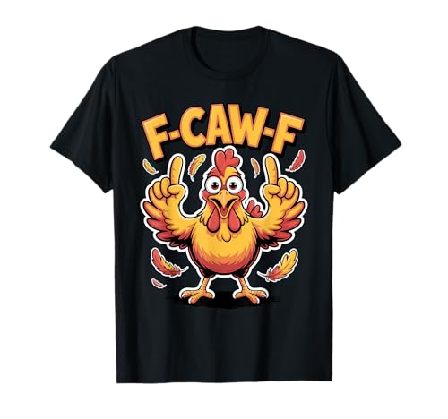 Lustiger F-Caw-F Huhn Mittelflügel Flock Star für Frauen Männer T-Shirt Lustiger F-Caw-F Huhn Mittelflügel Flock Star für Frauen Männer T-Shirt von Funny F-Caw-F Chicken Halloween Costume Women Men