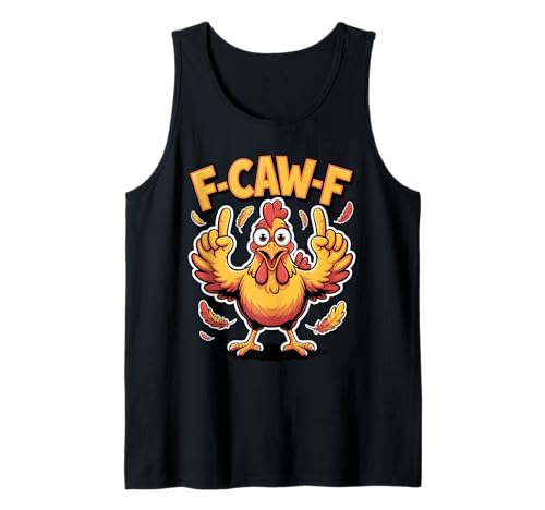 Lustiger F-Caw-F Huhn Mittelflügel Flock Star für Frauen Männer Tank Top Lustiger F-Caw-F Huhn Mittelflügel Flock Star für Frauen Männer Tank Top von Funny F-Caw-F Chicken Halloween Costume Women Men