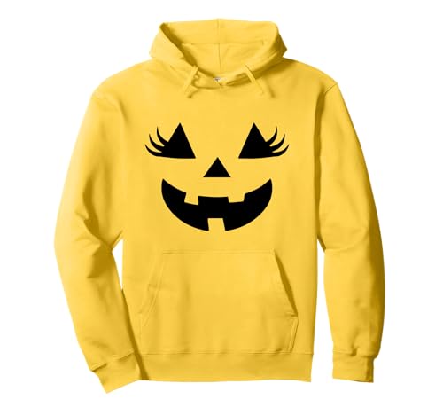Jack O Lantern Gesicht Kürbis Wimpern Halloween Frauen Mädchen Pullover Hoodie Jack O Lantern Gesicht Kürbis Wimpern Halloween Frauen Mädchen Pullover Hoodie von Funny Face Pumpkin Halloween Women Girls Costumes