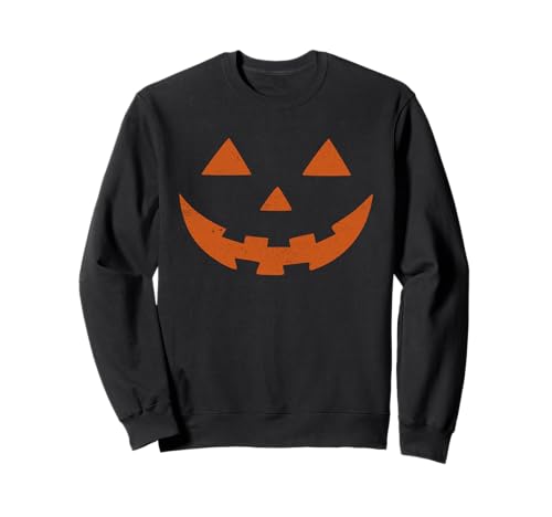 Vintage Jack o Lantern JackoLantern Kürbis Gesicht Herren Jungen Sweatshirt von Funny Face Pumpkin Halloween Women Girls