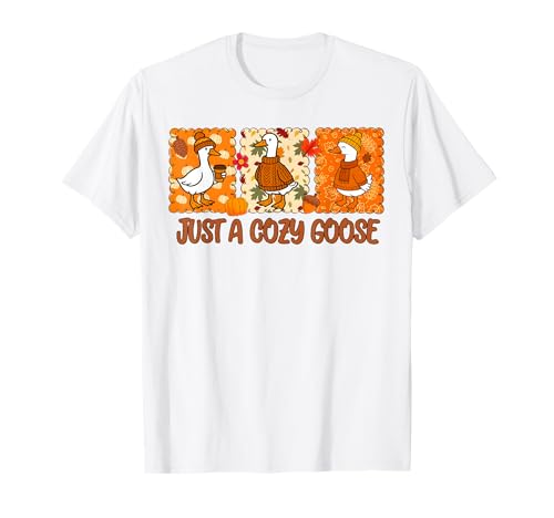 Lustige, alberne Herbstganse, Herbst, nur eine gemütliche Gans für Damen und Mädchen T-Shirt Lustige, alberne Herbstganse, Herbst, nur eine gemütliche Gans für Damen und Mädchen T-Shirt von Funny Fall Goose Autumn Thanksgiving Ades.shirt
