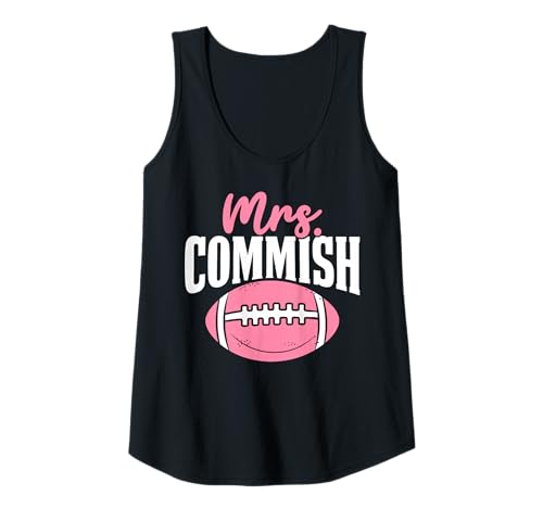 Damen Frau Commish, Kommissarin, FFL Girls Fantasy Football Champ Tank Top von Funny Fantasy Football Shirts Men Women