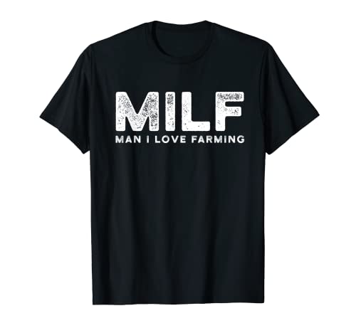 Lustiger Weihnachtsmann mit Aufschrift Man I Love Farming T-Shirt Lustiger Weihnachtsmann mit Aufschrift Man I Love Farming T-Shirt von Funny Farmer Rather Be Farming