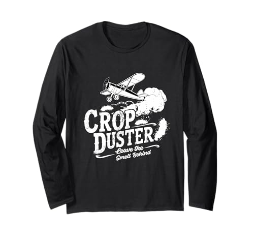 Crop Duster Hinterlassen Sie den Geruch hinter lustigem Flugzeug-Humor Langarmshirt Crop Duster Hinterlassen Sie den Geruch hinter lustigem Flugzeug-Humor Langarmshirt von Funny Fart Humor Crop Duster Plane Gifts