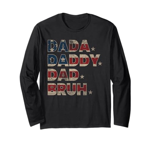 Dada Daddy Dad Bruh Lustiger Ehemann Vatertag USA Herren Geschenk Langarmshirt Dada Daddy Dad Bruh Lustiger Ehemann Vatertag USA Herren Geschenk Langarmshirt von Funny Father’s Day Apparel
