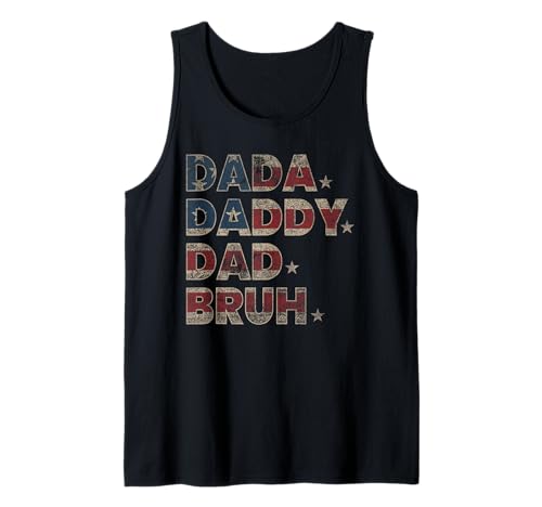 Dada Daddy Dad Bruh Lustiger Ehemann Vatertag USA Herren Geschenk Tank Top Dada Daddy Dad Bruh Lustiger Ehemann Vatertag USA Herren Geschenk Tank Top von Funny Father’s Day Apparel