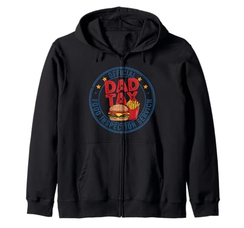Dad Tax Lustiger offizieller Lebensmittelinspektionsdienst für Männer Kapuzenjacke von Funny Father's Day Husband Papa Daddy Co.