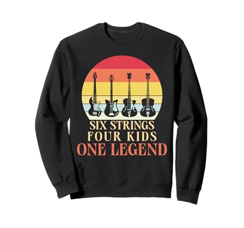 One Legend Gitarre, sechs Saiten, für Kinder, Vintage-Fatherday Sweatshirt One Legend Gitarre, sechs Saiten, für Kinder, Vintage-Fatherday Sweatshirt von Funny Fathers Day From Kids Tees