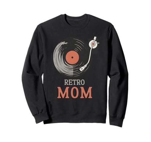 Retro-Schallplatte für Mama, lustige Muttertags-Vinylplatte, Retro-Musikliebhaberin Sweatshirt Retro-Schallplatte für Mama, lustige Muttertags-Vinylplatte, Retro-Musikliebhaberin Sweatshirt von Funny Fathers Day From Kids Tees
