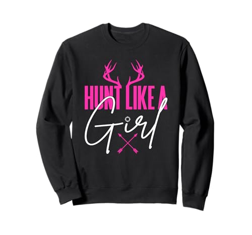 Jagd wie EIN Mädchen im Freien weibliche Jägerin Sweatshirt Jagd wie EIN Mädchen im Freien weibliche Jägerin Sweatshirt von Funny Female Hunter Gifts