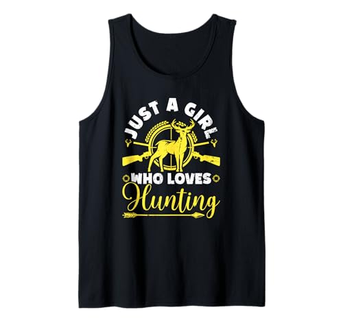 Nur EIN Mädchen, das es liebt, im Freien zu jagen, weibliche Jägerin Tank Top von Funny Female Hunter Gifts