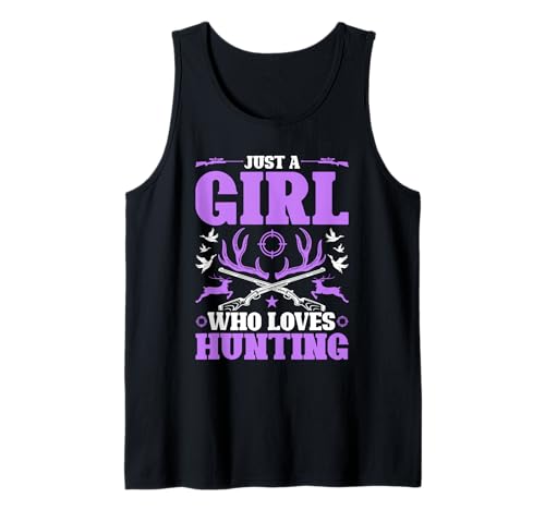 Nur EIN Mädchen, das es liebt, im Freien zu jagen, weibliche Jägerin Tank Top von Funny Female Hunter Gifts