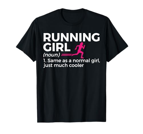 Running Girl Definition Lustiger Läufer T-Shirt Running Girl Definition Lustiger Läufer T-Shirt von Funny Female Runner Running Apparel