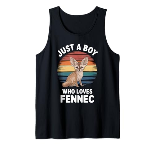 Herren Nur EIN Junge, der Fennec liebt, Fuchs, Wüstentier, Vintage-Fennec Tank Top Herren Nur EIN Junge, der Fennec liebt, Fuchs, Wüstentier, Vintage-Fennec Tank Top von Funny Fennec Apparel for Men Women
