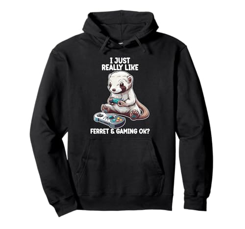 Lustiges Video-Gaming-Frettchen-Shirt, niedliches Frettchen-Spieler, Jungen und Mädchen Pullover Hoodie Lustiges Video-Gaming-Frettchen-Shirt, niedliches Frettchen-Spieler, Jungen und Mädchen Pullover Hoodie von Funny Ferret Lover Gamer Shirt Ferret Gaming Boys