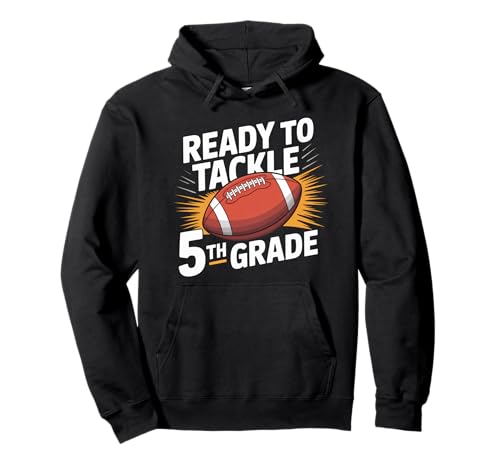 Bereit für 5. Klasse Fußballschule Jahr zurück in die Schule Kinder Pullover Hoodie Bereit für 5. Klasse Fußballschule Jahr zurück in die Schule Kinder Pullover Hoodie von Funny Fifth Grade Football Sport Lover Gifts
